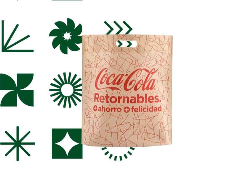 Bolsas ecológicas non-woven con suaje y fuelle inferior